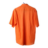 Vintage orange Unbranded Short Sleeve Shirt - mens large