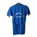 Vintage blue Cycling Messina Unbranded Sports Top - mens medium