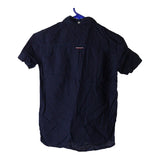 Vintage navy Age 9-10 Tommy Hilfiger Short Sleeve Shirt - boys medium