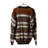 Vintage brown Vera Pelle Cardigan - mens large