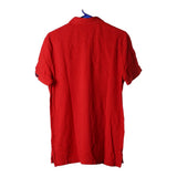Vintage red Tommy Jeans Polo Shirt - mens medium