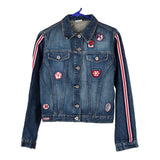 Vintage dark wash Kocca Patchwork Unbranded Denim Jacket - womens small