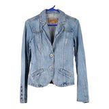 Vintage blue Unbranded Denim Jacket - womens medium