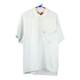 Vintage blue Mash Short Sleeve Shirt - mens medium