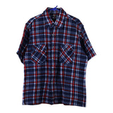 Vintage blue Unbranded Short Sleeve Shirt - mens xx-large