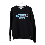 Vintage black Bothell Hoops Russell Athletic Sweatshirt - mens medium