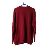 Vintage burgundy American System Cardigan - mens large