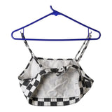 Vintage black & white Unbranded Crop Top - womens small