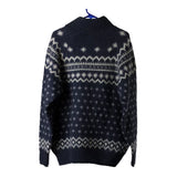 Vintage navy Marina Yachting Jumper - mens x-large