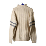 Vintage beige Unbranded Jumper - mens large