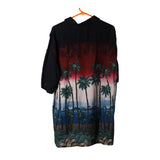 Vintage black Unbranded Hawaiian Shirt - mens large