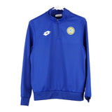 Age 14 Madonna di Sotto Sassuolo Lotto Football 1/4 Zip - XL Blue Polyester