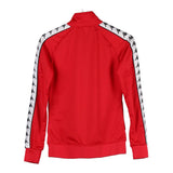 Age 10-12 Kappa Track Jacket - Small Red Polyester