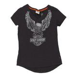 Vintage grey Harley Davidson T-Shirt - womens x-small