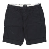 Armani Jeans Shorts - 32W UK 10 Black Cotton