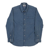 Vintage blue Tommy Hilfiger Denim Shirt - mens x-large