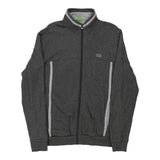 Vintage grey Hugo Boss Zip Up - mens x-large