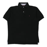 Vintage black Tommy Hilfiger Polo Shirt - mens small