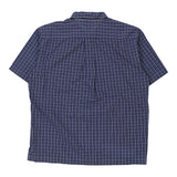 Vintage blue Tommy Hilfiger Short Sleeve Shirt - mens large