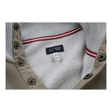 Armani Jeans Sweatshirt - Medium Khaki Cotton