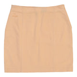 Trussardi Jeans Mini Denim Skirt - 29W UK 10 Orange Cotton