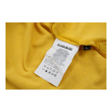 Napapijri Polo Shirt - Large Yellow Cotton