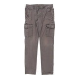 Napapijri Cargo Trousers - 31W 30L Brown Cotton