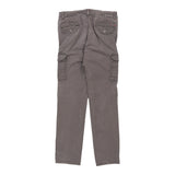 Napapijri Cargo Trousers - 31W 30L Brown Cotton