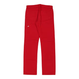 Miu Miu Trousers - 34W UK 14 Red Cotton