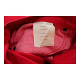 Miu Miu Trousers - 34W UK 14 Red Cotton