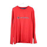 Champion Sweatshirt - Large Red Cotton