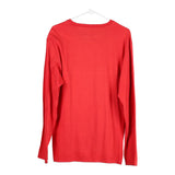 Champion Sweatshirt - Large Red Cotton