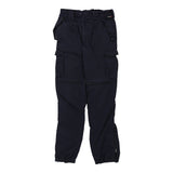 Kaama Cargo Trousers - 32W 30L Navy Cotton Blend