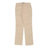 Trussardi Trousers - 30W UK 8 Beige Cotton