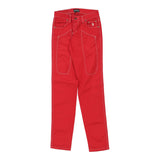 Jeckerson Jeans - 26W UK 4 Red Cotton