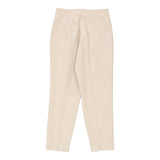 Canda Trousers - 30W UK 12 Cream Cotton