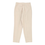 Canda Trousers - 30W UK 12 Cream Cotton