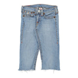 Joey Big T Made in USA True Religion Denim Shorts - 28W UK 4 Blue Cotton