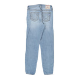 Halle Mid Rise Super Skinny True Religion Skinny Jeans - 28W UK 8 Blue Cotton