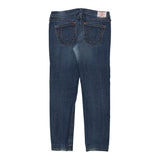 True Religion Skinny Jeans - 34W UK 12 Blue Cotton