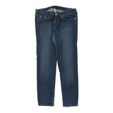 True Religion Skinny Jeans - 34W UK 12 Blue Cotton