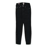 True Religion Skinny Jeans - 27W UK 6 Black Cotton