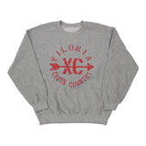 Vilonia Cross Country Unbranded Graphic Sweatshirt - Large Grey Cotton Blend