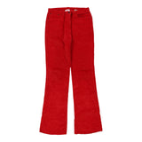 Vintage red Age 16 Fiorucci Cord Trousers - girls 28" waist