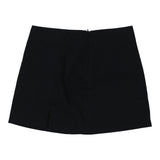 Vintage black Onde Mini Skirt - womens 32" waist