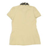 Burberry Brit Polo Shirt - Small Yellow Cotton