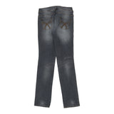 Vintage grey Benetton Jeans - womens 34" waist