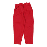 Vintage red Unbranded Trousers - womens 28" waist