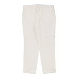 Vintage white Marella Trousers - womens 32" waist