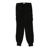 Vintage black Blend Cargo Trousers - womens 29" waist
